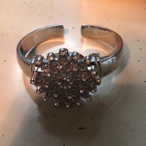 Macy’s Holiday Lane snowflake bangle flip watch